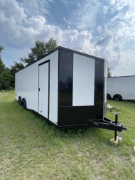 New 2025 Titanium 8.5X24TA3 7' POLYCOR WHITE Cargo / Enclosed Trailer