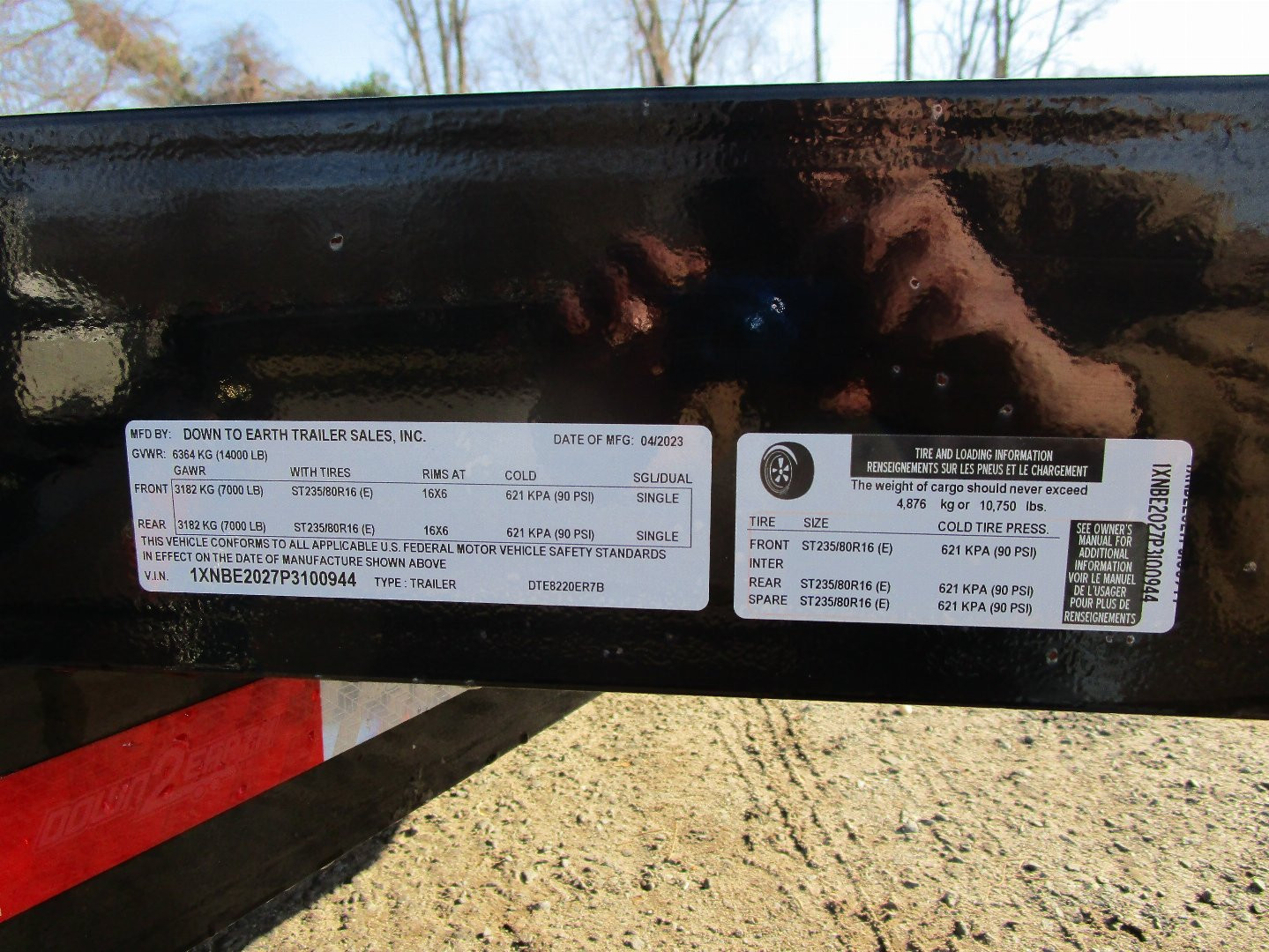 New 2024 Down 2 Earth Trailers Equipment Trailer