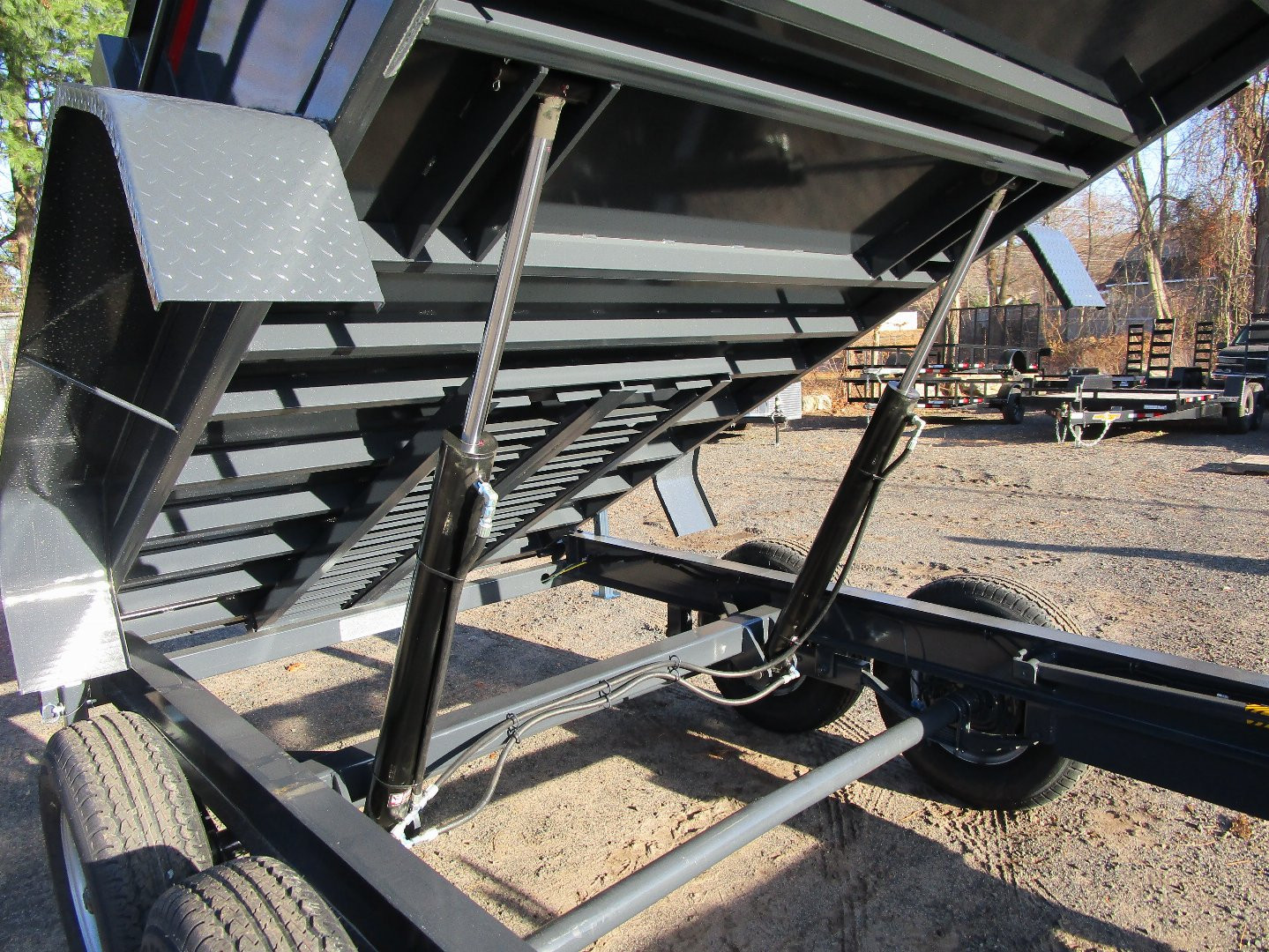 New 2025 Belmont Dump Trailer 7X12 DTL8112-14K