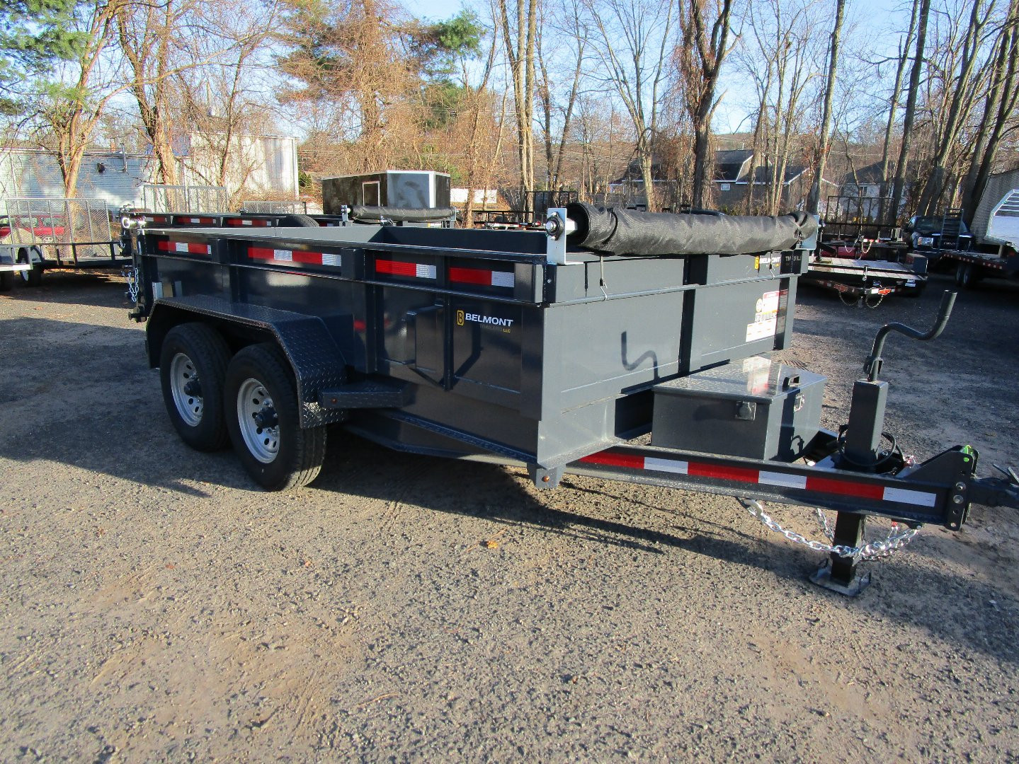 New 2025 Belmont Dump Trailer 7X12 DTL8112-14K