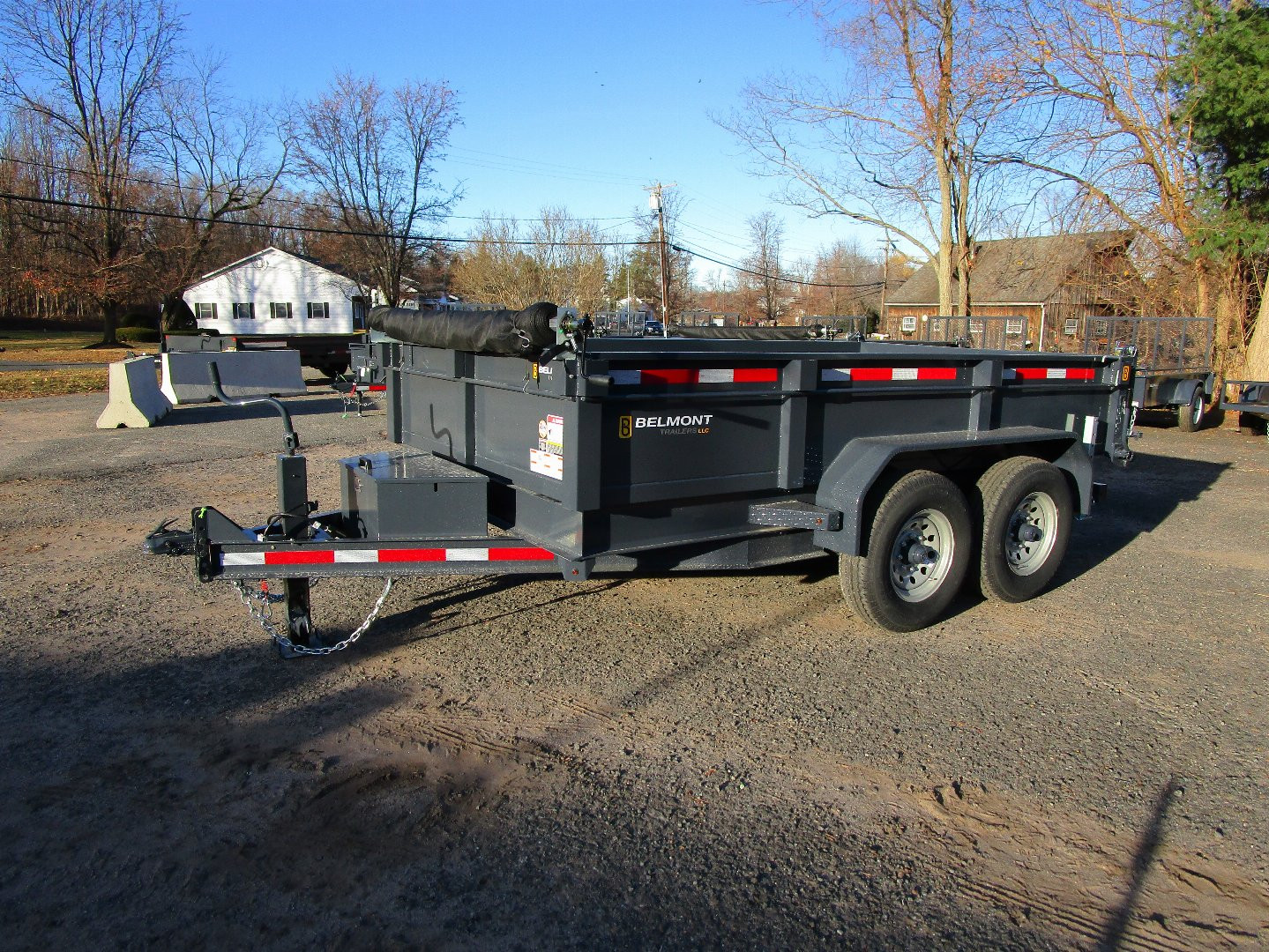 New 2025 Belmont Dump Trailer 7X12 DTL8112-14K