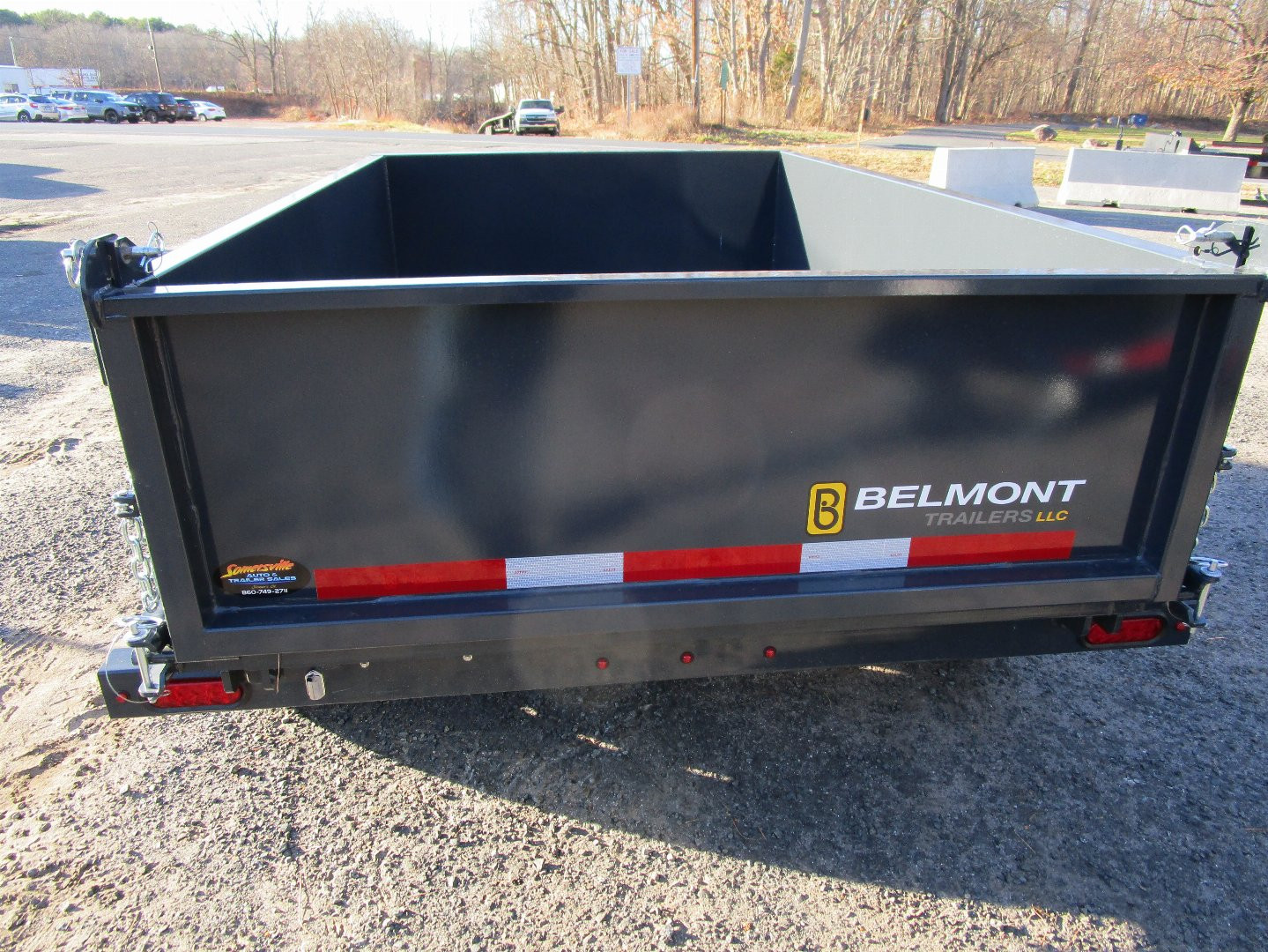New 2025 Belmont 5X8 Dump Trailer