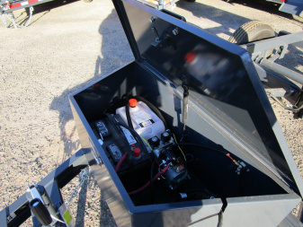 New 2025 Belmont 5X8 Dump Trailer