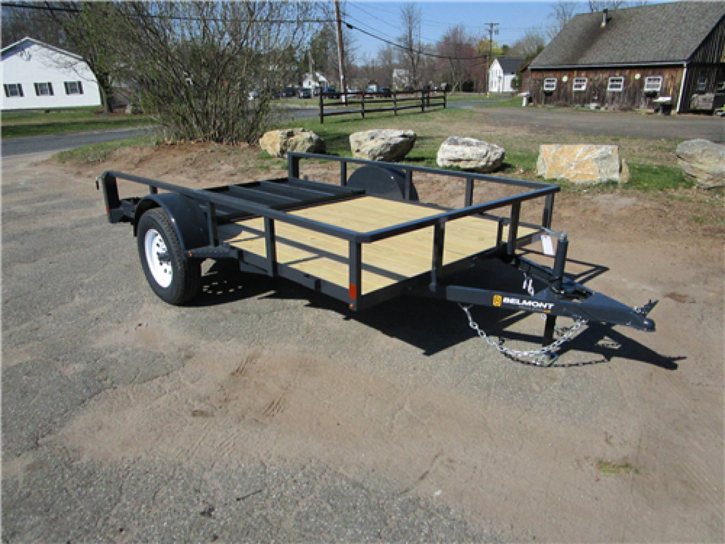 New 2025 Belmont 6' x 10" Single Axle Tube Top Utility