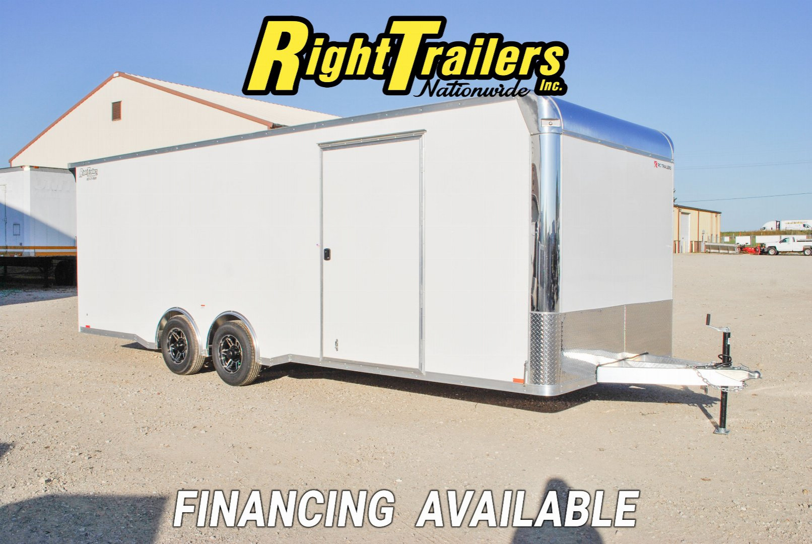 New 2025 8.5X24 RC Race Trailer