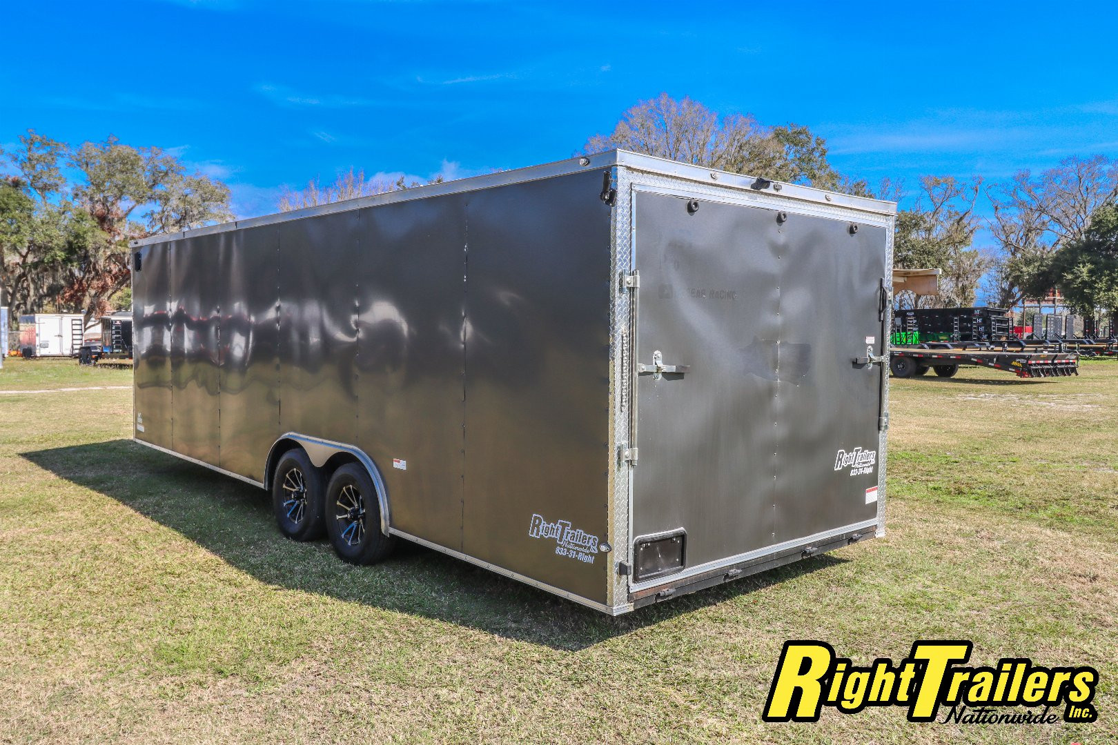 Used 2023 J&C Suppliers 8.5X24 RACE TRAILER