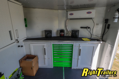 Used 2023 J&C Suppliers 8.5X24 RACE TRAILER