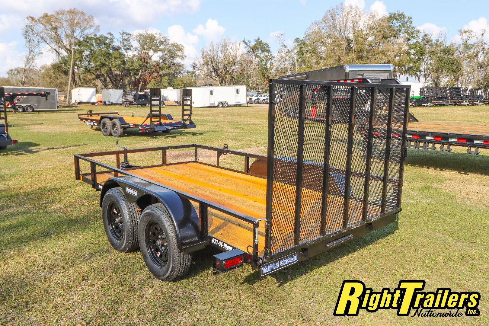 New 2025 6X12 Triple Crown Utility Trailer