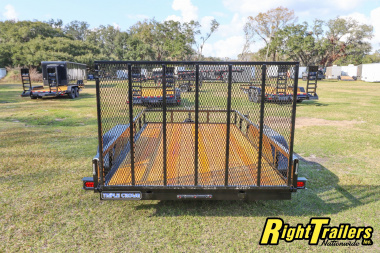 New 2025 6X12 Triple Crown Utility Trailer