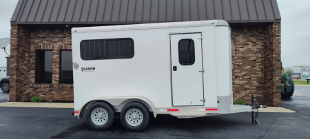 Used 2014 Shadow 2 Horse Slant Load Trailer