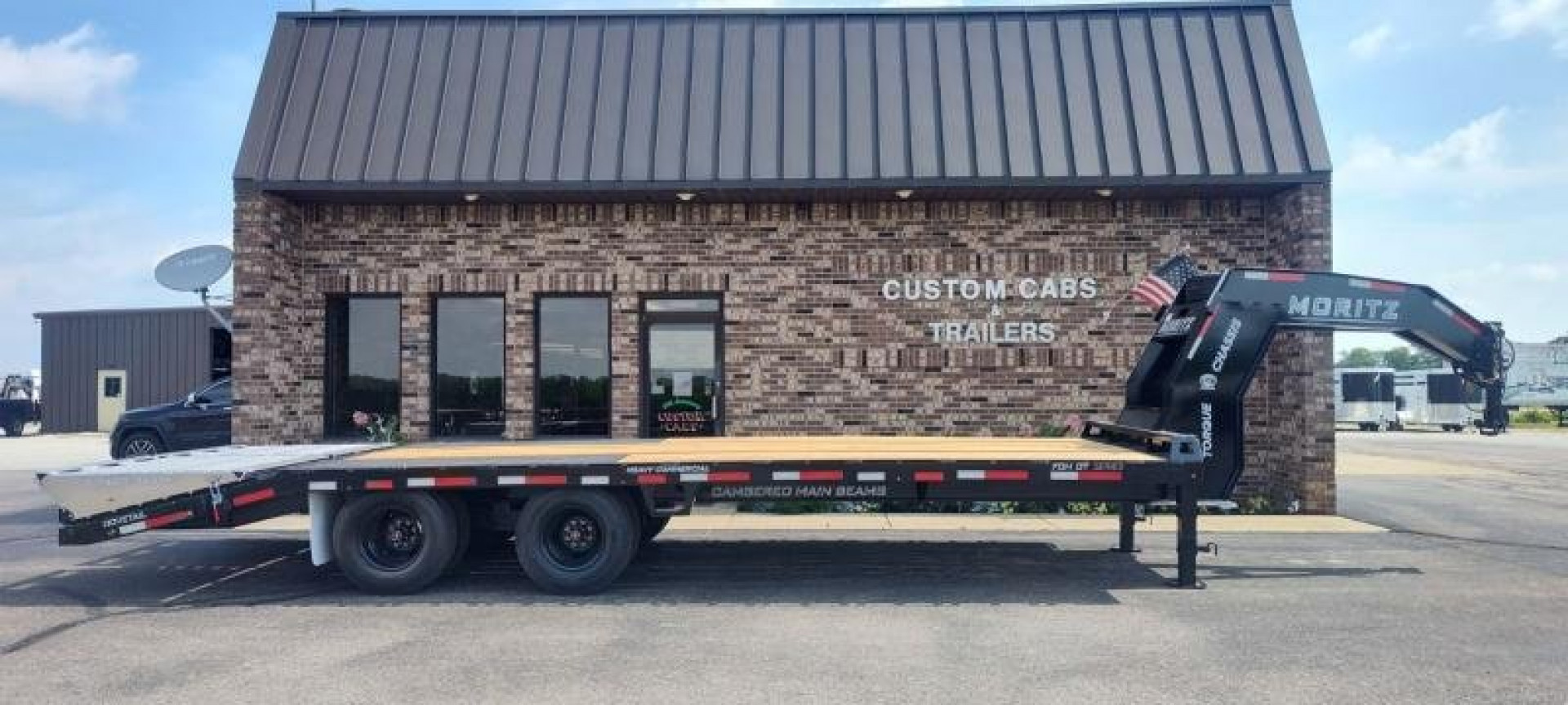 New 2025 Moritz International 20+5 20K Flatbed Trailer