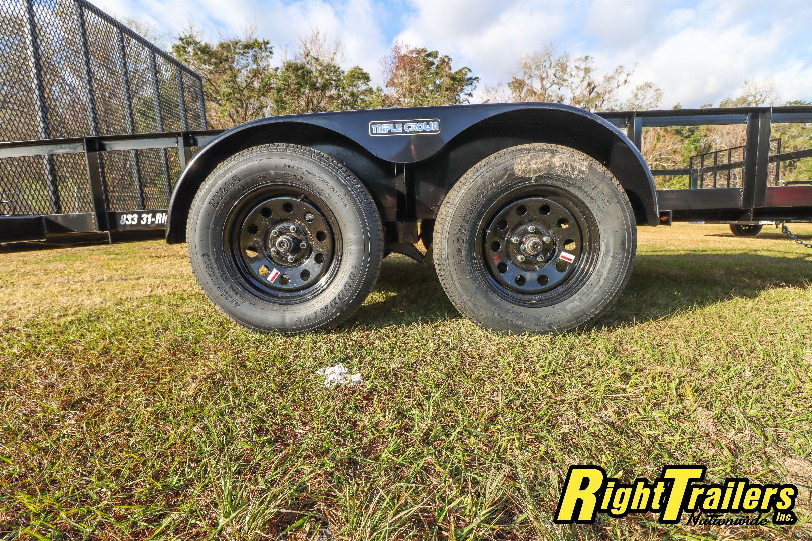 New 2025 6x14 Triple Crown Utility Trailer