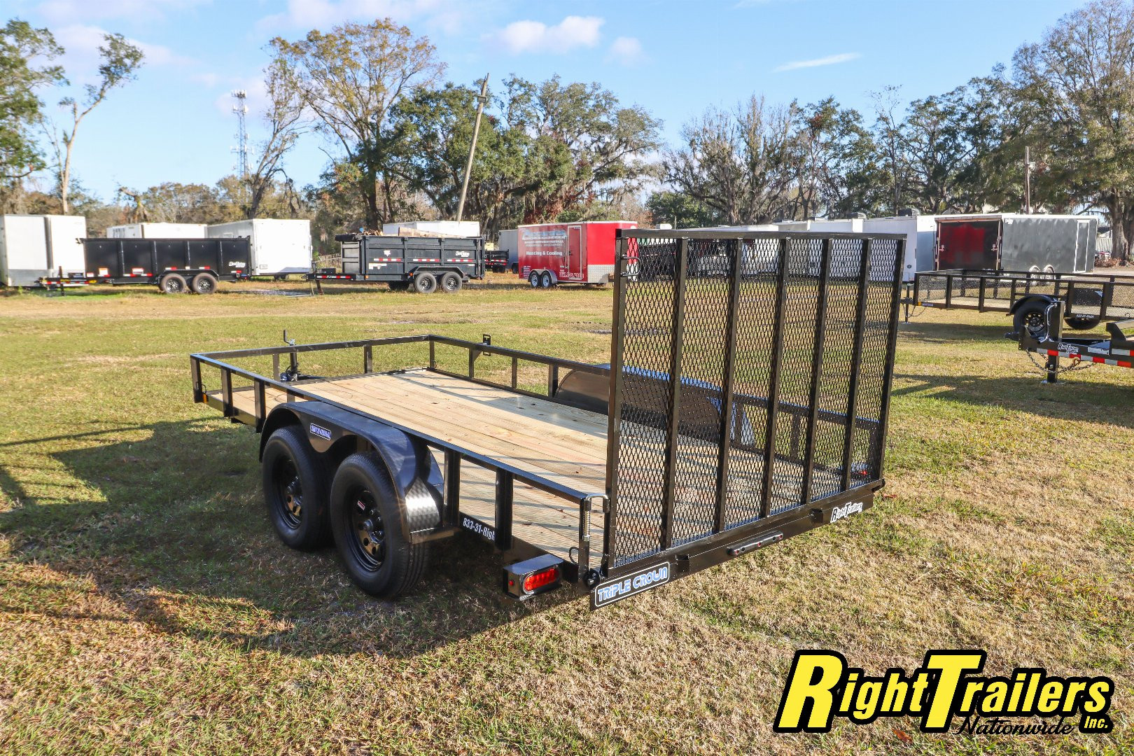 New 2025 6x14 Triple Crown Utility Trailer