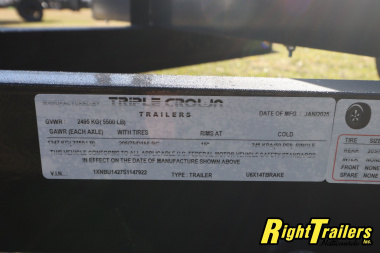 New 2025 6x14 Triple Crown Utility Trailer