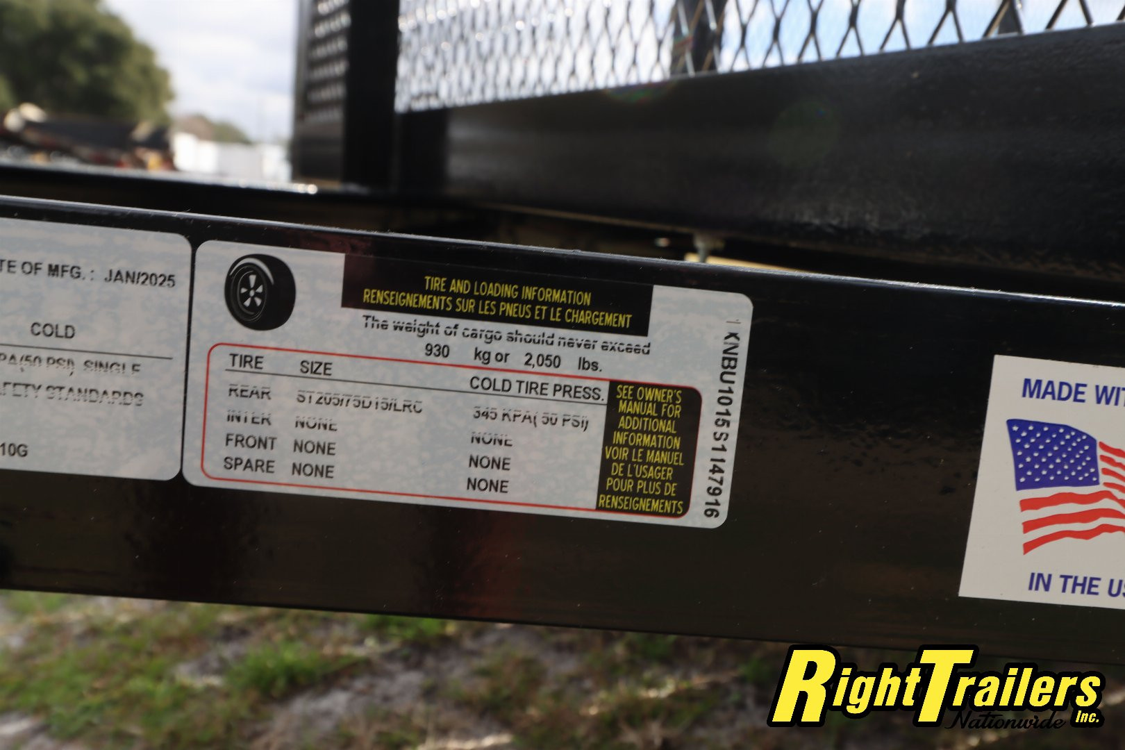 New 2025 5X10 Triple Crown Utility Trailer