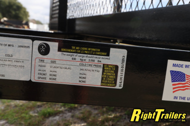 New 2025 5X10 Triple Crown Utility Trailer