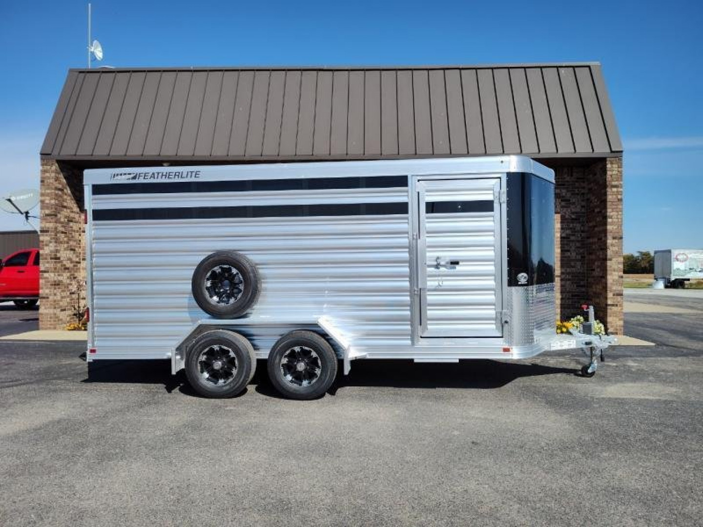New 2024 Featherlite 6'7 x 16' 8107 Livestock Trailer