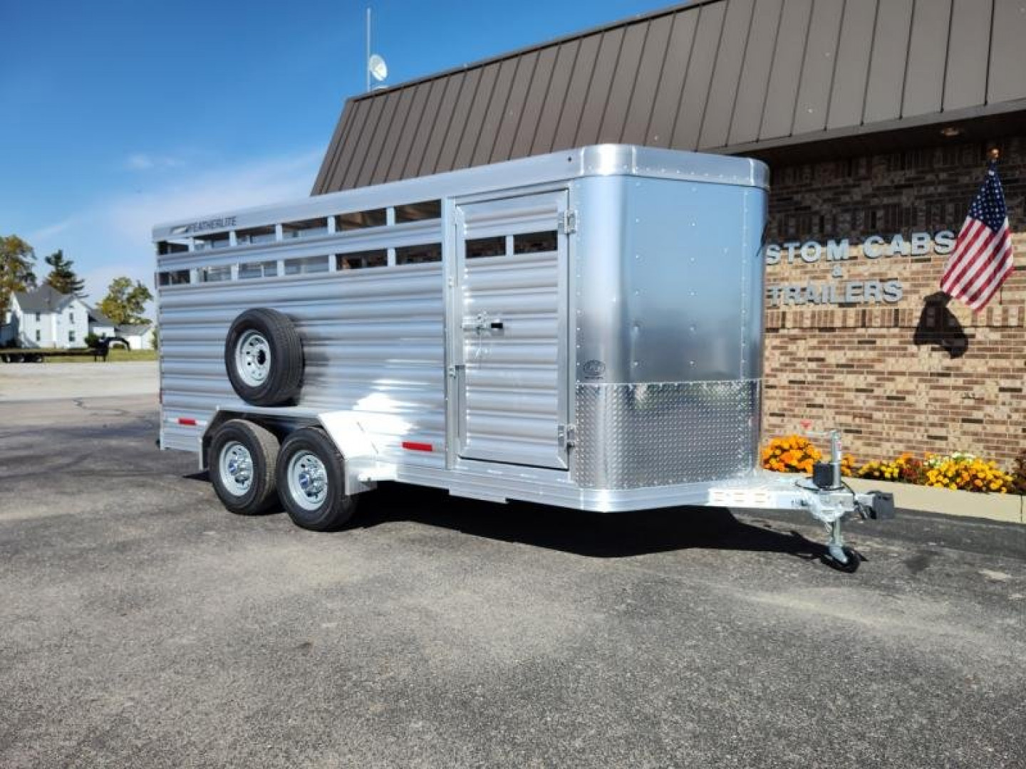 New 2024 Featherlite 6'7x16' 8107 Livestock Trailer