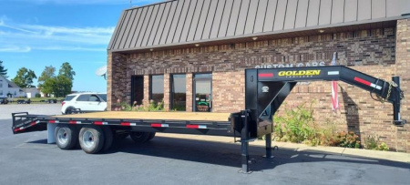 New 2025 Golden Trailers 20+5 20K Flatbed Trailer