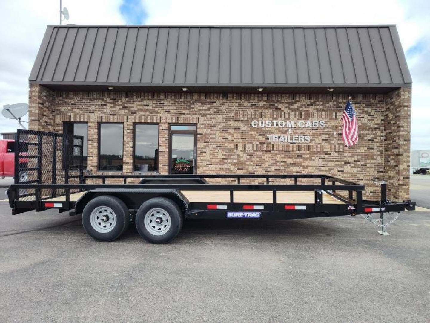 New 2024 Sure-Trac 7 x 18 Tube Top Utility 10K