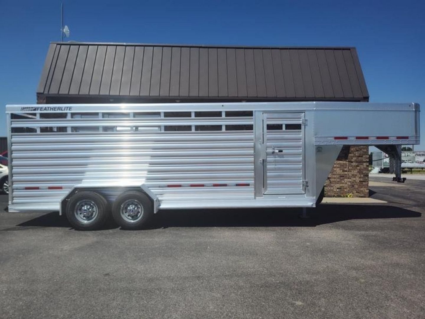 New 2024 Featherlite 6'7 x 20' 8117 Livestock Trailer