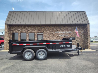 New 2024 Moritz International 6'10"x 14' 14K Dump Trailer