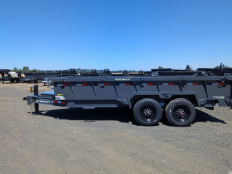 New 2026 Lamar Trailers 83" x 16' - 16K Dump Trailer 24" SIDES