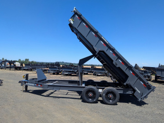 New 2026 Lamar Trailers 83" x 16' - 16K Dump Trailer 24" SIDES