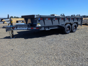 New 2026 Lamar Trailers 83  x 16' - 16K Dump Trailer 24  SIDES