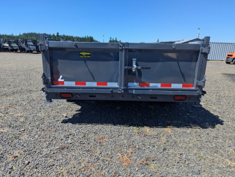 New 2026 Lamar Trailers 83" x 16' - 16K Dump Trailer 24" SIDES