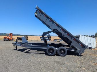 New 2026 Lamar Trailers 83" x 16' - 16K Dump Trailer 24" SIDES