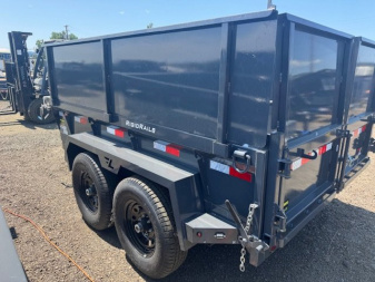 New 2025 Lamar Trailers 77" x 10' - 10K Dump Trailer 42" SIDES