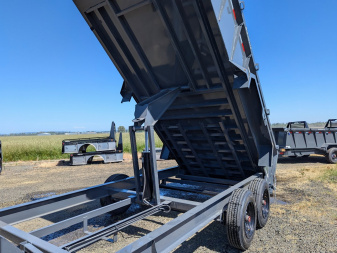 New 2025 Lamar Trailers 83" x 16' -16K GOOSENECK Dump Trailer 36" SIDES