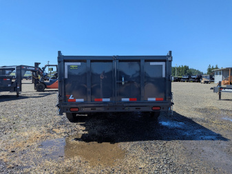 New 2025 Lamar Trailers 83" x 16' -16K GOOSENECK Dump Trailer 36" SIDES