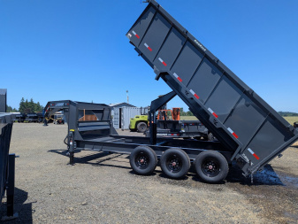 New 2025 Lamar Trailers 83  x 16' - 21K Dump Trailer 48  SIDES