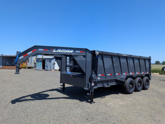 New 2025 Lamar Trailers 83" x 16' - 21K Dump Trailer 48" SIDES