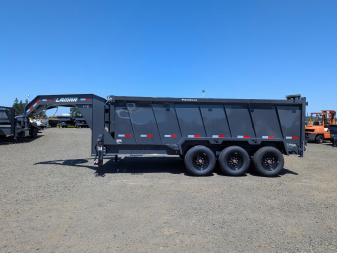 New 2025 Lamar Trailers 83" x 16' - 21K Dump Trailer 48" SIDES