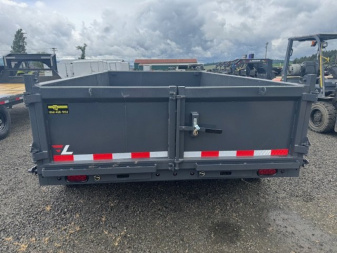 New 2025 Lamar Trailers 83" x 12' - 14K Dump Trailer 24" SIDES