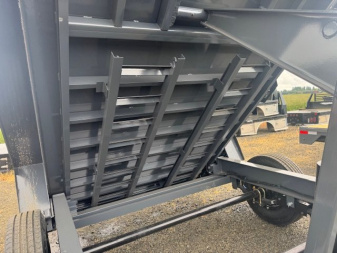 New 2025 Lamar Trailers 83" x 12' - 14K Dump Trailer 24" SIDES