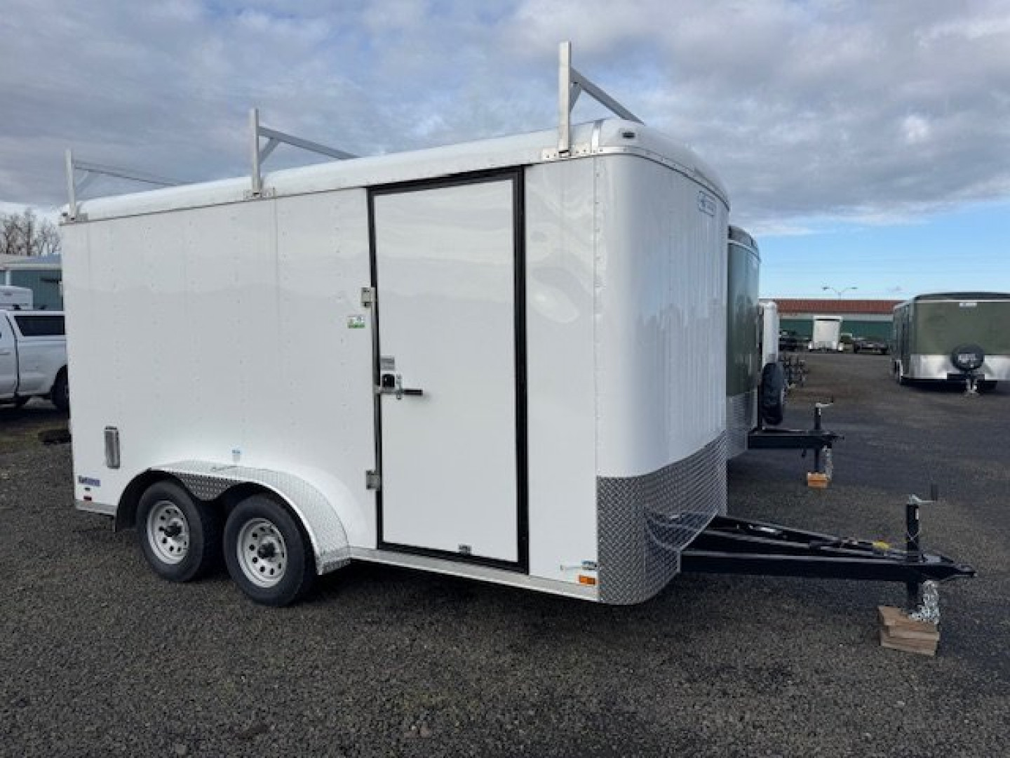 New 2025 Continental Cargo OSTW714/7K TA2 Cargo / Enclosed Trailer PLUS EXTRA 6" HEIGHT