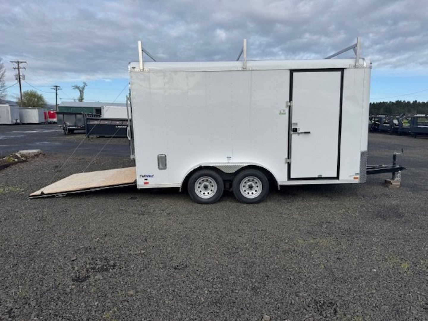 New 2025 Continental Cargo OSTW714/7K TA2 Cargo / Enclosed Trailer PLUS EXTRA 6" HEIGHT