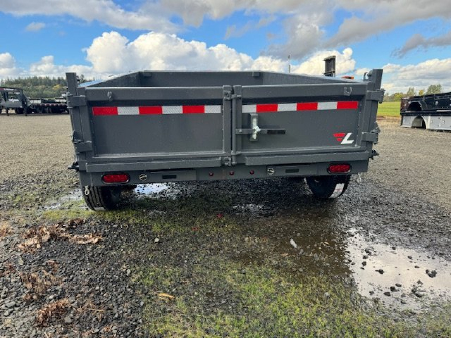 New 2025 Lamar Trailers 77" x 10' - 10K Dump Trailer 18" SIDES