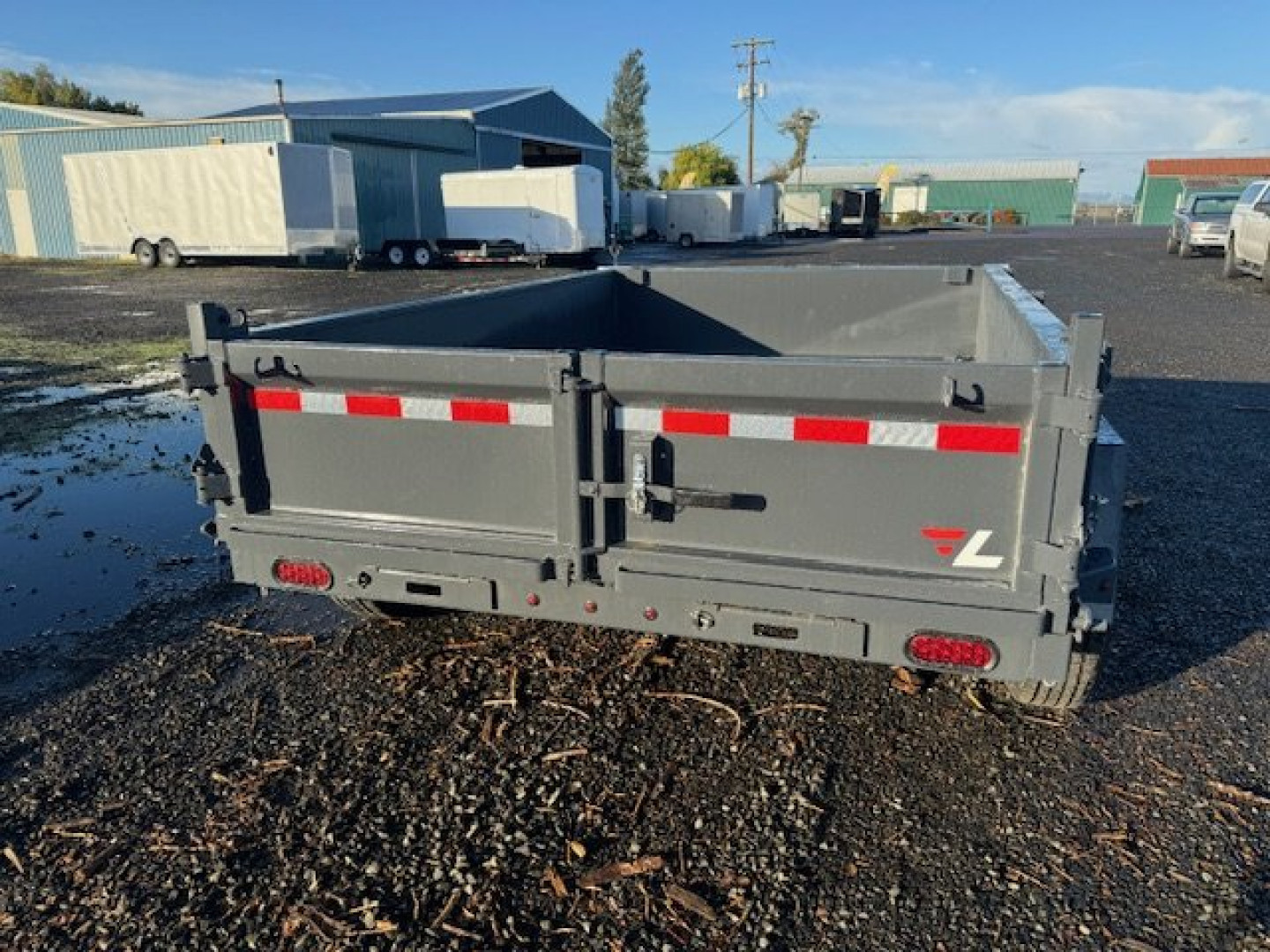 New 2025 Lamar Trailers 77" x 10' - 10K Dump Trailer 18" SIDES