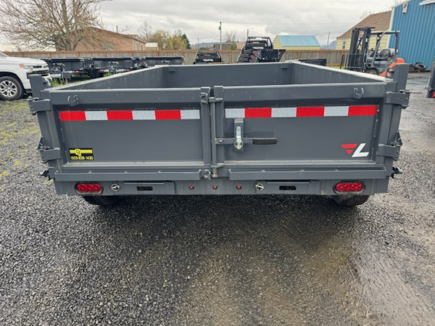New 2025 Lamar Trailers 77" x 10' - 10K Dump Trailer 18" SIDES