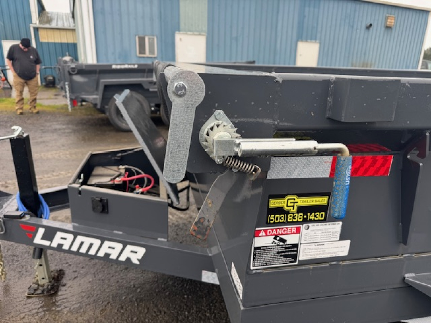 New 2025 Lamar Trailers 77" x 10' - 10K Dump Trailer 18" SIDES