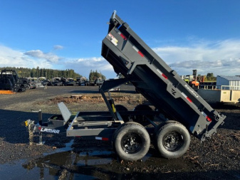 New 2025 Lamar Trailers 77" x 10' - 10K Dump Trailer 18" SIDES