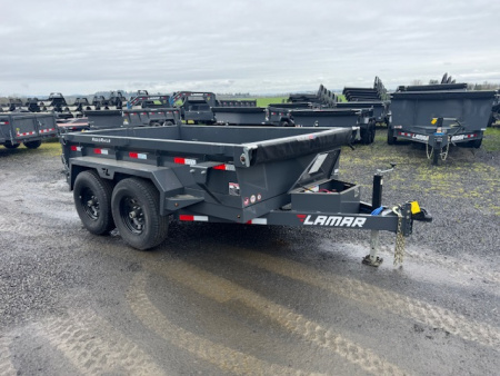 New 2025 Lamar Trailers 77" x 10' - 10K Dump Trailer 18" SIDES