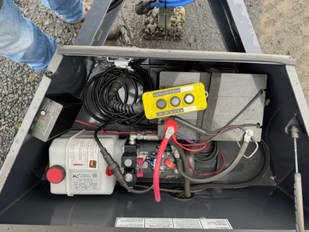 New 2025 Lamar Trailers 77" x 10' - 10K Dump Trailer 18" SIDES