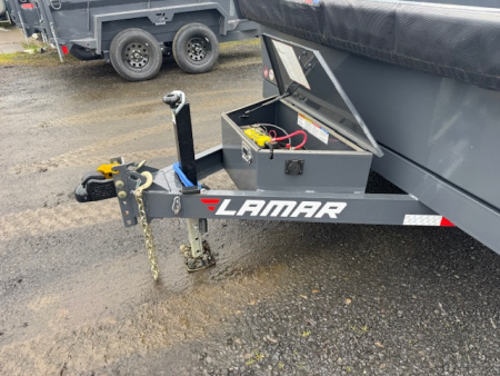 New 2025 Lamar Trailers 77" x 10' - 10K Dump Trailer 18" SIDES