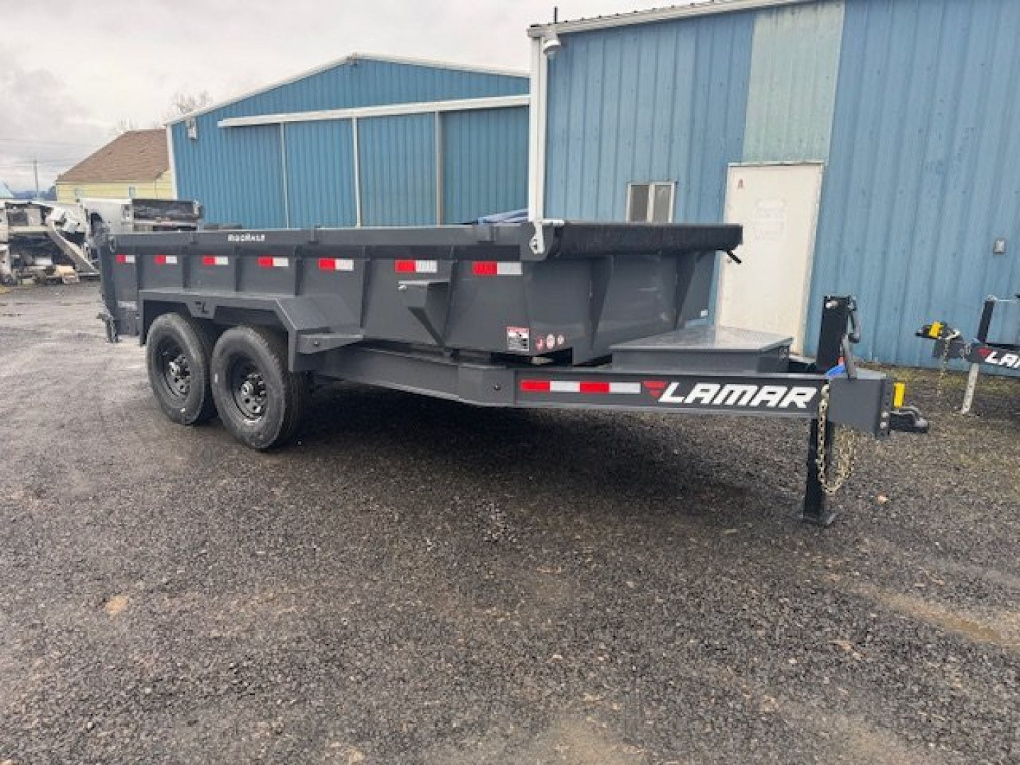 New 2025 Lamar Trailers 83" x 14' - 4,590 lbs - 9,410 lbs Dump Trailer 24" SIDES